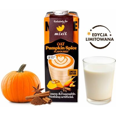 MIXIT - Pumpkin Spice Oat - 1 L - Bez glutenu - napój owsiany MIXIT - Pumpkin Spice Oat - 1 L - Bez glutenu - napój owsiany