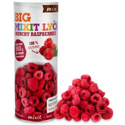 Mixit Duże Chrupiące Maliny - Suszone Owoce Mixit Duże Chrupiące Maliny - Suszone Owoce