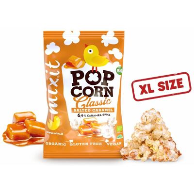 Mixit Duży BIO popcorn - Słony karmel (75 g) Mixit Duży BIO popcorn - Słony karmel (75 g)