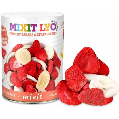 Mixit Banan i truskawka - Chrupiące owoce Mixit Banan i truskawka - Chrupiące owoce