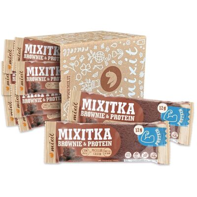 Proteinowe Mixitki BEZ GLUTENU - Brownie (9 szt.) Proteinowe Mixitki BEZ GLUTENU - Brownie (9 szt.)