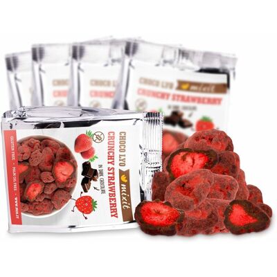 Mixit Chrupiące truskawki w czekoladzie do kieszeni (5 szt.) Mixit Chrupiące truskawki w czekoladzie do kieszeni (5 szt.)