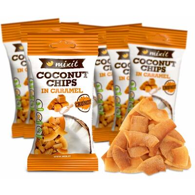Mixit chipsy kokosowe do kieszeni - Karmel (7 szt.) Mixit chipsy kokosowe do kieszeni - Karmel (7 szt.)