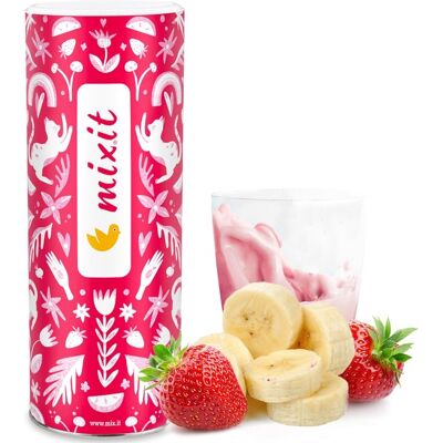 Proteinowy Drink Mixit w tubie - Banan & Truskawka (18 porcji) Proteinowy Drink Mixit w tubie - Banan & Truskawka (18 porcji)