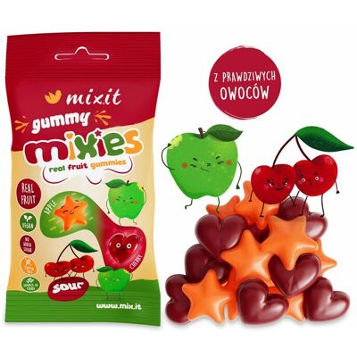 Mixit - Mixies - Jabłko - Czereśnie - Gummies Mixit - Mixies - Jabłko - Czereśnie - Gummies