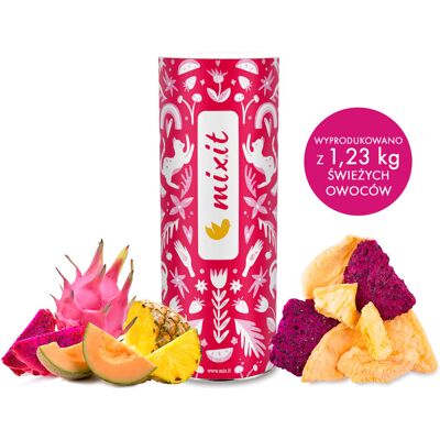 Mixit Duże zakochane owoce - Ananas, smoczy owoc, melon Kantalupa Mixit Duże zakochane owoce - Ananas, smoczy owoc, melon Kantalupa