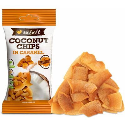 Mixit chipsy kokosowe do kieszeni - Karmel Mixit chipsy kokosowe do kieszeni - Karmel