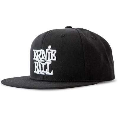 Ernie Ball Stacked Logo Hat Black Ernie Ball Stacked Logo Hat Black