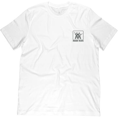 Music Man Vintage Logo White T-Shirt M Music Man Vintage Logo White T-Shirt M