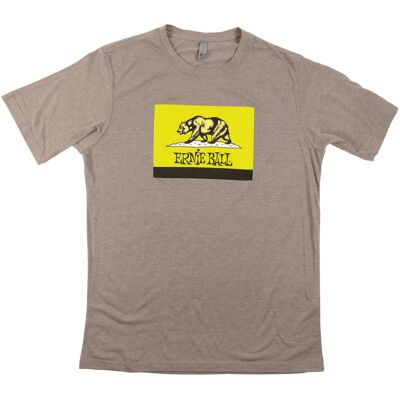 Ernie Ball CA Bear Green Flag T-Shirt XL Ernie Ball CA Bear Green Flag T-Shirt XL