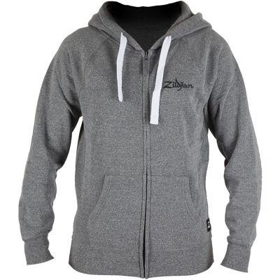 Zildjian Gray Zip Up Logo S Zildjian Gray Zip Up Logo S