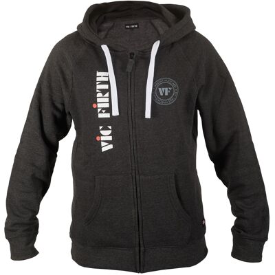 Vic Firth Zip Up Logo Hoodie L Vic Firth Zip Up Logo Hoodie L