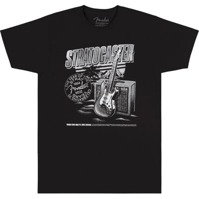 Fender Strat 70th Anniversary, Tee, Black, XXL Fender Strat 70th Anniversary, Tee, Black, XXL