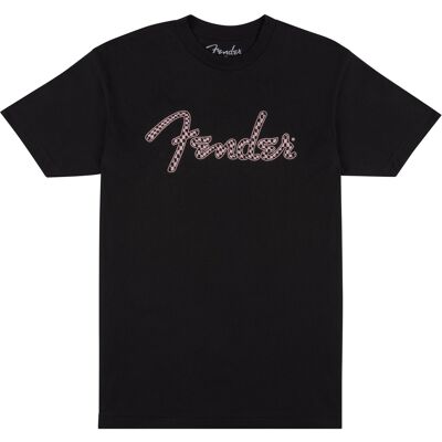 Fender Spaghetti Logo Wavy Checker Tee Pink XL Fender Spaghetti Logo Wavy Checker Tee Pink XL
