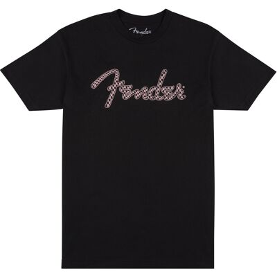 Fender Spaghetti Logo Wavy Checker Tee Pink XXL Fender Spaghetti Logo Wavy Checker Tee Pink XXL