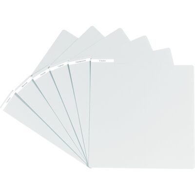 Glorious PVC Vinyl Divider white Glorious PVC Vinyl Divider white