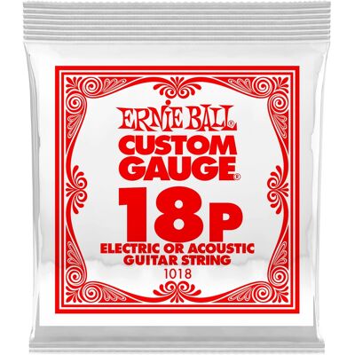Ernie Ball 1028 Plain Steel Single .018 Ernie Ball 1028 Plain Steel Single .018