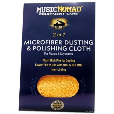 Music Nomad Microfiber Dusting & Polishing Cloth for Pianos & Keyboard Music Nomad Microfiber Dusting & Polishing Cloth for Pianos & Keyboard