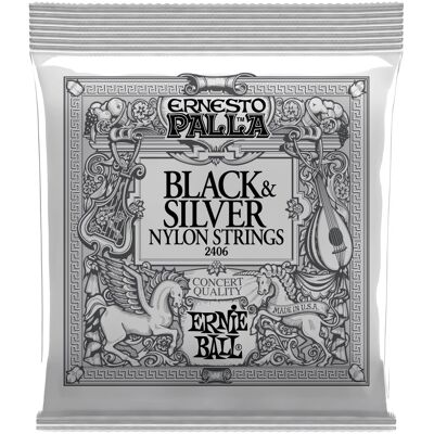Ernie Ball 2406 Ernesto Palla Black & Silver Ernie Ball 2406 Ernesto Palla Black & Silver
