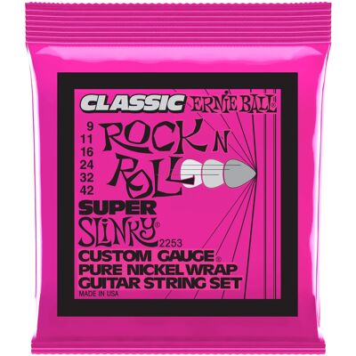 Ernie Ball 2253 Pure Nickel Super Slinky Ernie Ball 2253 Pure Nickel Super Slinky