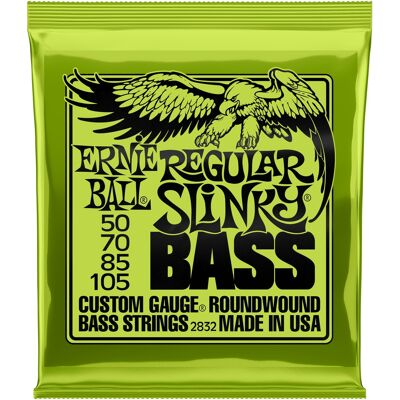 Ernie Ball 2832 Regular Slinky Nickel Wound Electric Bass 50-105 Ernie Ball 2832 Regular Slinky Nickel Wound Electric Bass 50-105