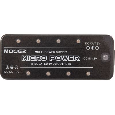 MOOER Micro Power - Zasilacz wielo-wyjściowy dla pedałów MOOER Micro Power - Zasilacz wielo-wyjściowy dla pedałów