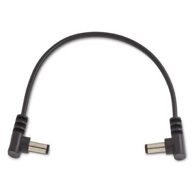 Rockboard Flat Power Cable Black 15 cm / 59 angled/angled Rockboard Flat Power Cable Black 15 cm / 59 angled/angled