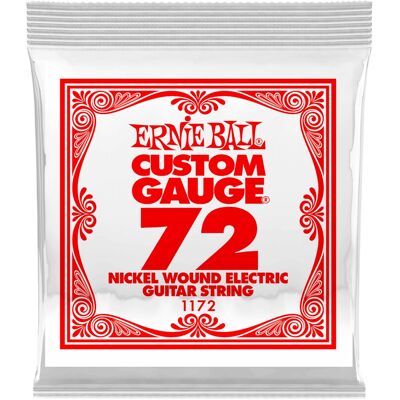 Ernie Ball 1182 Nickel Wound Single .072 Ernie Ball 1182 Nickel Wound Single .072