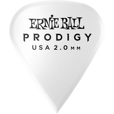 Ernie Ball Prodigy Picks 2.0 White Sharp Ernie Ball Prodigy Picks 2.0 White Sharp