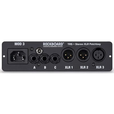 Rockboard MOD 3 V2 All-in-One TRS & XLR Patchbay for Vocalists & Acous Rockboard MOD 3 V2 All-in-One TRS & XLR Patchbay for Vocalists & Acous