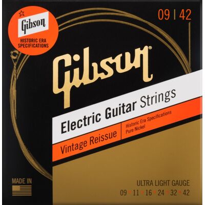 Gibson Vintage Reissue Electric Guitar Strings Ultra-Light Gibson Vintage Reissue Electric Guitar Strings Ultra-Light