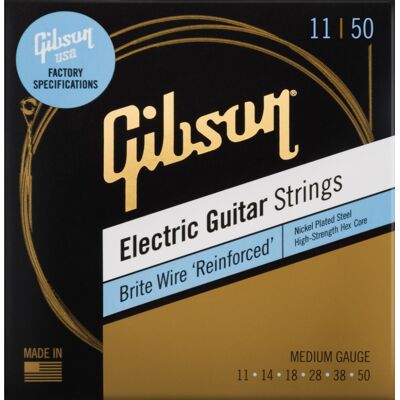 Gibson Brite Wire Reinforced Electric Gutar Strings Medium Gibson Brite Wire Reinforced Electric Gutar Strings Medium