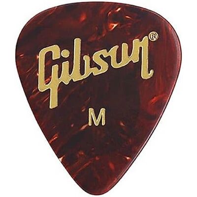 Gibson Celluloid Guitar Picks Tortoise Medium Gibson Celluloid Guitar Picks Tortoise Medium