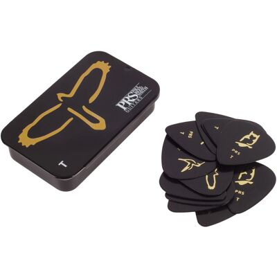 PRS Gold Birds Assorted Picks Tin Thin PRS Gold Birds Assorted Picks Tin Thin