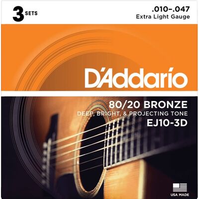 D'Addario EJ10-3D D'Addario EJ10-3D