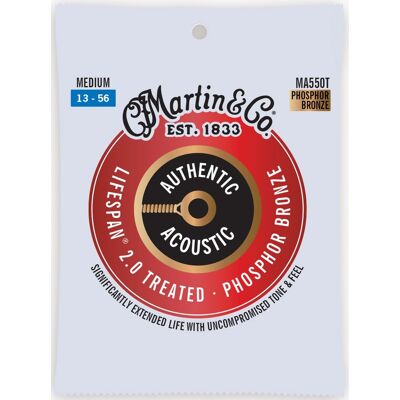 Martin Authentic Lifespan 2.0 92/8 Phosphor Bronze Medium Martin Authentic Lifespan 2.0 92/8 Phosphor Bronze Medium