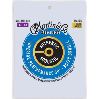 Martin Authentic SP 80/20 Bronze Custom Light Martin Authentic SP 80/20 Bronze Custom Light