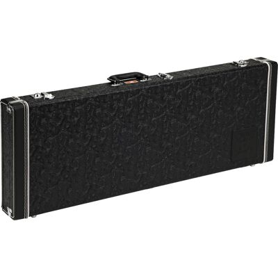 Fender Waylon Jennings Strat/Tele Case Black Tooled Leather Fender Waylon Jennings Strat/Tele Case Black Tooled Leather