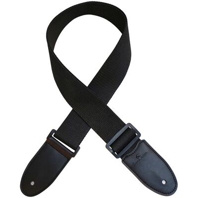 Soundsation Poly Guitar Strap Black Soundsation Poly Guitar Strap Black