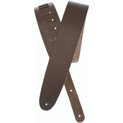 D'Addario Basic Classic Leather Guitar Strap Brown D'Addario Basic Classic Leather Guitar Strap Brown