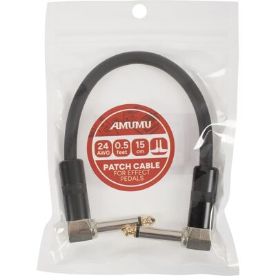 Amumu Patch Cable Black 15 cm Amumu Patch Cable Black 15 cm