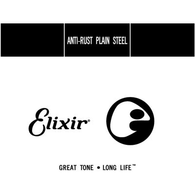 Elixir Anti-Rust Plain Steel Single .012" Elixir Anti-Rust Plain Steel Single .012"