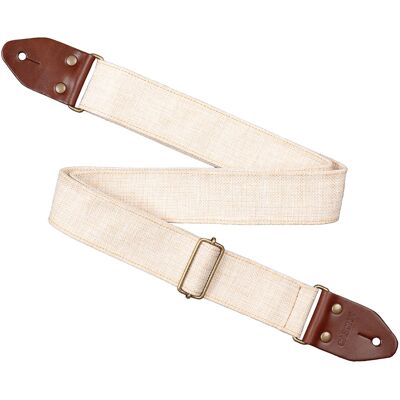 Cascha CGS-CD2 Guitar Strap Cotton Beige Linen Cascha CGS-CD2 Guitar Strap Cotton Beige Linen