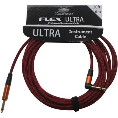 Tanglewood Flex Ultra Cable Merlot 6 m Angled Tanglewood Flex Ultra Cable Merlot 6 m Angled
