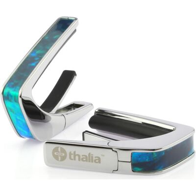 Thalia Shell Collection Teal Angel Wing Chrome Thalia Shell Collection Teal Angel Wing Chrome
