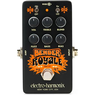 Electro-Harmonix Bender Royale Fuzz Black Electro-Harmonix Bender Royale Fuzz Black