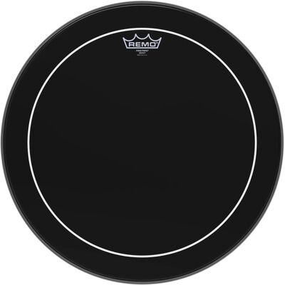 Remo 18" PinStripe Ebony Remo 18" PinStripe Ebony