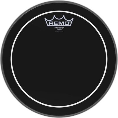 Remo 10" PinStripe Ebony Remo 10" PinStripe Ebony