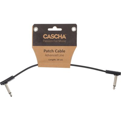 Cascha Advanced Line Patch Cable Flat Black 20cm Cascha Advanced Line Patch Cable Flat Black 20cm