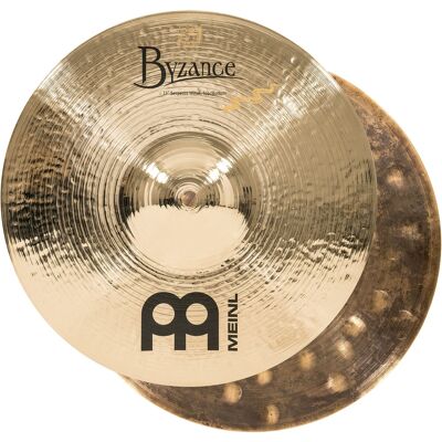 Meinl 13" Byzance Brilliant Serpents Hi-hat Meinl 13" Byzance Brilliant Serpents Hi-hat